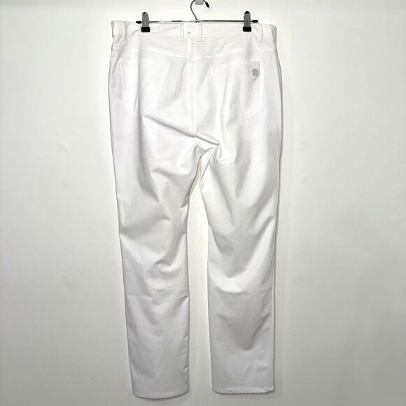 G/Fore Men's 5 Pocket 4 Way Stretch Straight Leg Golf Pant - Sno 36x32 - Picture 2 of 7